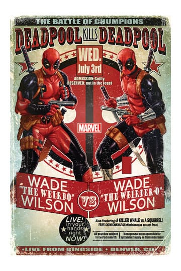 Marvel Poster Pack Deadpool Wade vs Wade 61 x 91 cm (4)