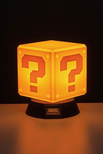 Super Mario 3D Light Question Block 10 cm