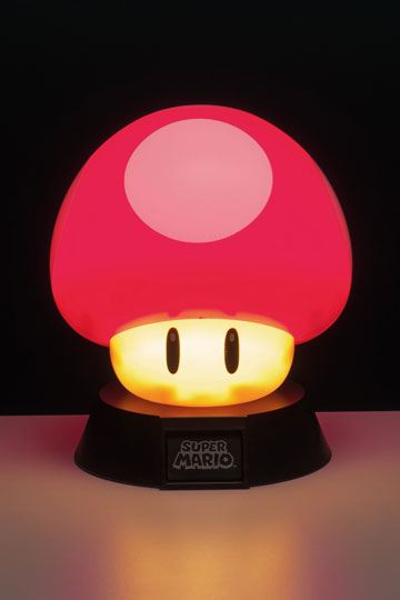 Super Mario 3D Champignon lumineux 10 cm