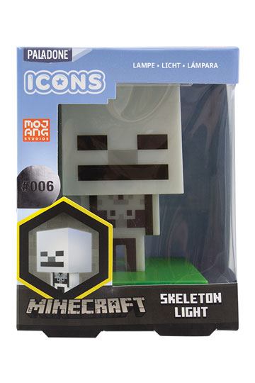 Minecraft -ikonljus Minecraft -skelett