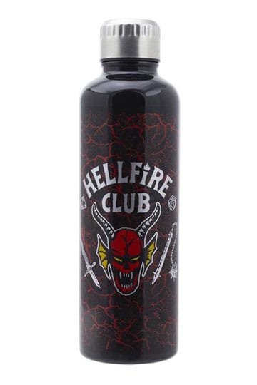 Fremde Dinge: Hellfire Club Metal Water Flasche