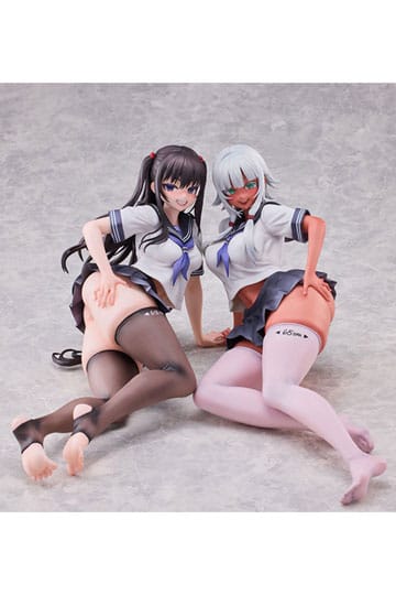 Mundo donde el grosor de los muslos de una niña es igual a sus estatuas de estatus social 1/5 Raura Aiza e Iroha Shishikura 14 cm