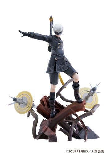 Nier: Automata VER1.1A Statue PVC 1/7 Yorha n. 9 Tipo S Copertura del fuoco 31 cm