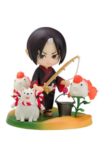Hozuki no Reitetsu Hakotoniwa PVC statua Hozuki & Shiro 11 cm