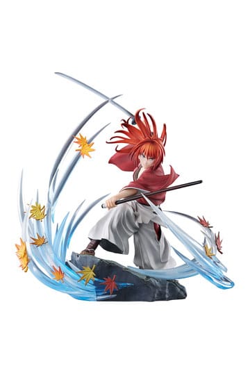 Rurouni Kenshin: Meiji Kenkaku Romantan Kyoto Douran PVC Estatua 1/7 Kenshin Himura Souryusen Ver. 27 cm