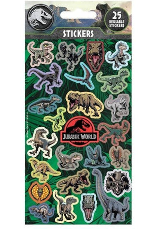 Jurassic World-Aufkleberpaket (25)