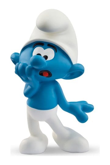 Smurfene Minifigur Scaredy Smurf 5 cm