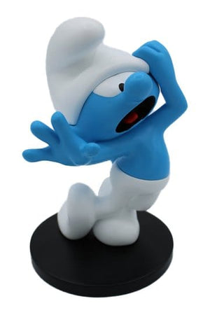 Smølferne Statue Klodset Smølf 12 cm