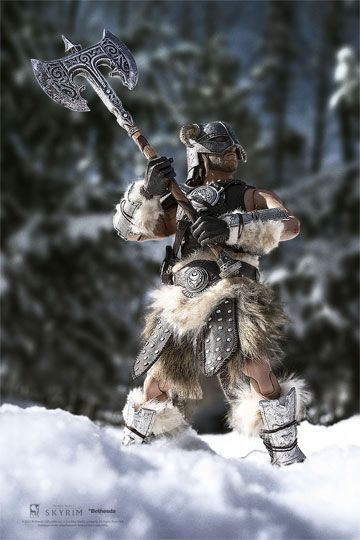 The Elder Scrolls V Skyrim Aksiyon Figürü 1/6 Dragonborn Deluxe Edition 32 cm