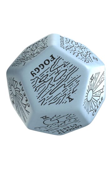 Viridian Jumbo Dice Weather Generator Die D12 Blau