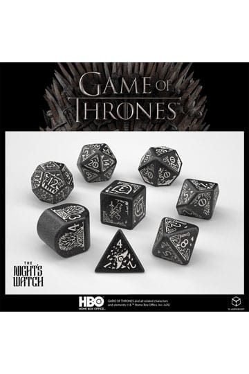 Game of Thrones Dice Set Night's Watch (8)
