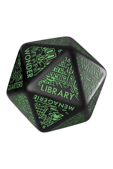 Viridian Jumbo Dice Dungeon Room Generator D20 Black