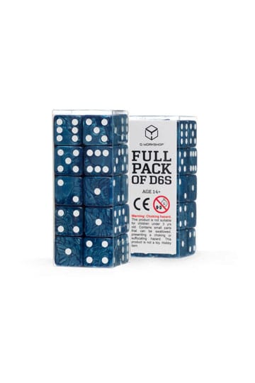 Q Workshop Tärningsset Full Pack D6 Cobalt (20)