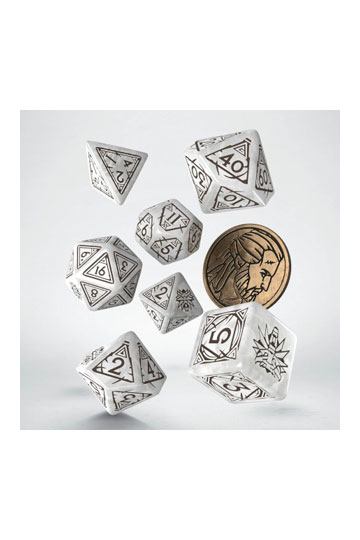 De Witcher -dobbelstenen stelden Geralt the White Wolf (7)