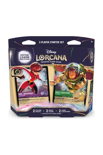 Disney Lorcana TCG 2-spiller startsett *Engelsk utgave*
