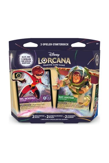 Disney Lorcana TCG 2-Player Starter Set *German Edition*