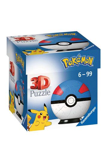 Pokémon 3D Puzzle Pokéball: Great Ball (55 pièces)