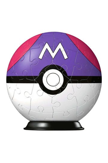 Pokémon 3D -puslespil Pokéballs: Master Ball (55 stykker)