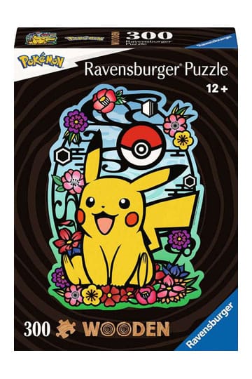 Pokémon ahşap yapboz bulmaca pikachu (300 adet)