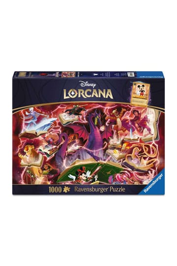 Disney Lorcana Puzzle Lueurs du Royaume : Rubis (1000 pièces)