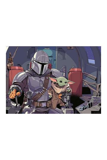 Star Wars Le Mandalorian Puzzle Puzzle Cartoon (1000 pièces)