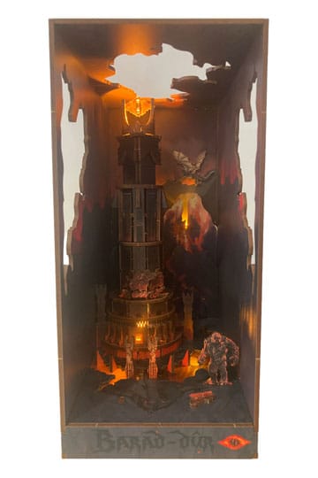 Le Seigneur des Anneaux Tiny Adventures Book Nook Mini Diorama Barad-Dûr 23 cm