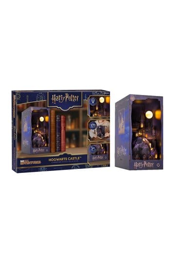 Harry Potter Tiny Adventures Book Nook Mini Diorama Hogwarts Castle 18 cm