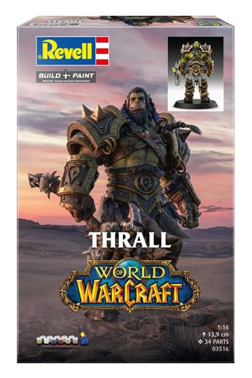 Poklon set World of Warcraft Model komplet 1/16 Orc Thrall 13 cm