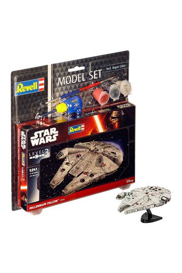 Star Wars Model Kit 1/241 Model Set Millennium Falcon 10 cm