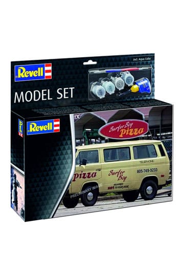 Stranger Things Model Kit Set set 1/25 VW T3 Bus Surfer Boy 19 cm