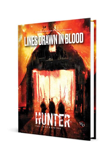 Hunter: The Reckoning 5. Baskı RPG kitabı Lines Drawn in Blood Sourcebook *İngilizce Sürüm*