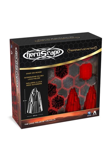 Heroscape Lava Fields of Valhalla Terrain Exp
