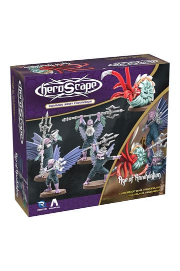 Expansión del ejército de Heroscape Embers of War: Krakenling & Gelryie Vanguards *Versión en inglés*