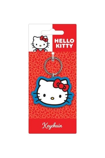 Hello Kitty PVC nøglering ansigt