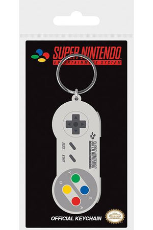 Nintendo Rubber Keychain SNES Controller 6 cm