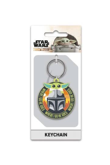 Star Wars Rubber Keychain The Mandalorian 6 cm