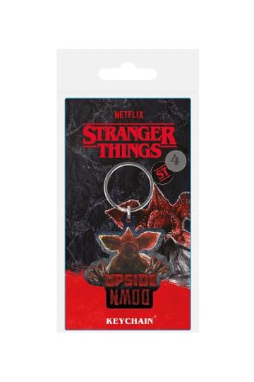 Stranger Things 4 Rubber Keychain Demogorgon 6 cm