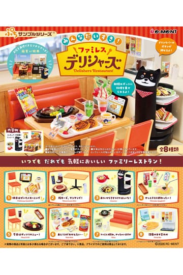 Delishers Restaurant Mini Figurer Blind Box Display (8)