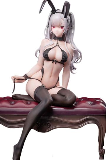 Original karaktärstaty 1/7 Black Bunny Girl Tana 23 cm