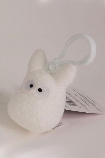 Naboen min Totoro plysj ryggsekkklipp totoro hvit 6 cm
