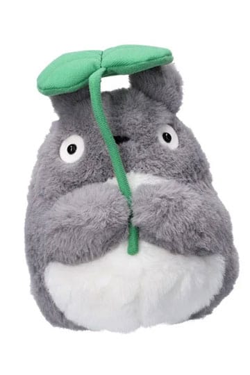 My Neighbor Totoro Nakayoshi Plush Figure Big Totoro with leaf 21 cm