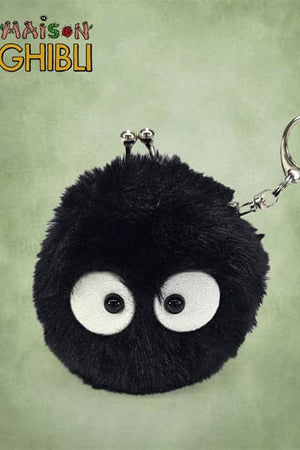 Mini plišana torbica za novčiće My Neighbor Totoro Funwari Soot Sprite