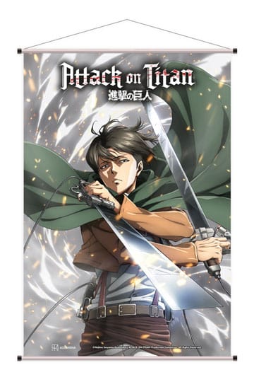 Attack på Titan Wallscroll Levi Ackermann 60 x 90 cm