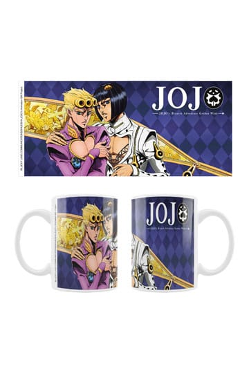 JoJo's Bizarre Avontuur Deel 5: Keramische Mok Gouden Wind Giorno & Bruno