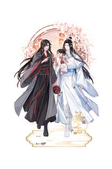 Grandmaster til demonisk dyrkning Akrylstativ Wei Wuxian & Lan Wangji Wu Wang Ver. 21 cm