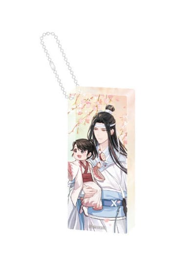 Grand-maître de la culture démoniaque en acrylique Domino Keychain Lan Wangji Wu Wang ver. 6 cm