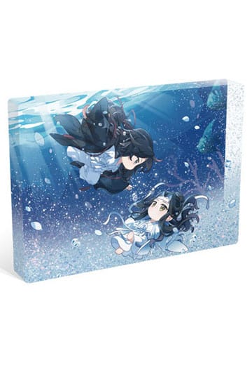 Grootmeester van demonische teelt acrylblok met glitter Wei Wuxian & Lan Wangji Zhao Xi Chi Ver. 14 x 10 cm