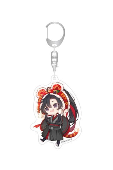 Grand Master de la culture démoniaque Keychain acrylique Wei Wuxian Chibi Style 7 cm