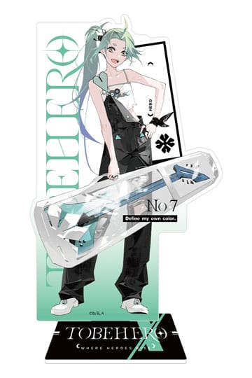 To Be Hero X Support Acrylique Hero Show Series Lucky Cyan 17 cm