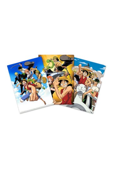 One Piece Clearfile 3-Set Classic Adventures